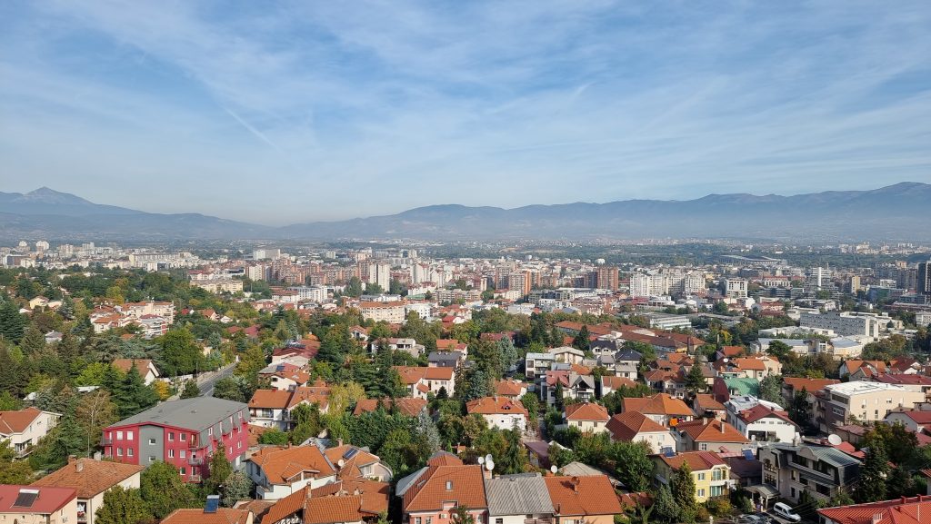 Skopje Panoramablick