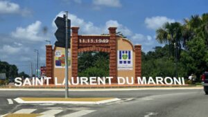 Surinam French Guyana Grenzstadt